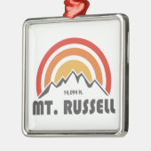 Mount Russell California Ornament Aus Metall (Links)