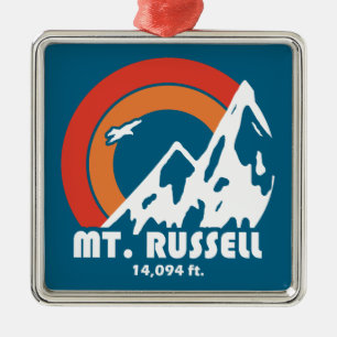 Mount Russell California Sun Eagle Ornament Aus Metall