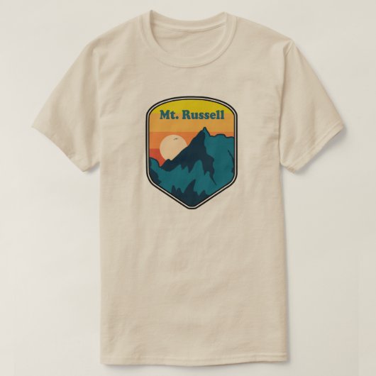 Mount Russell California Sunrise T-Shirt (Design vorne)
