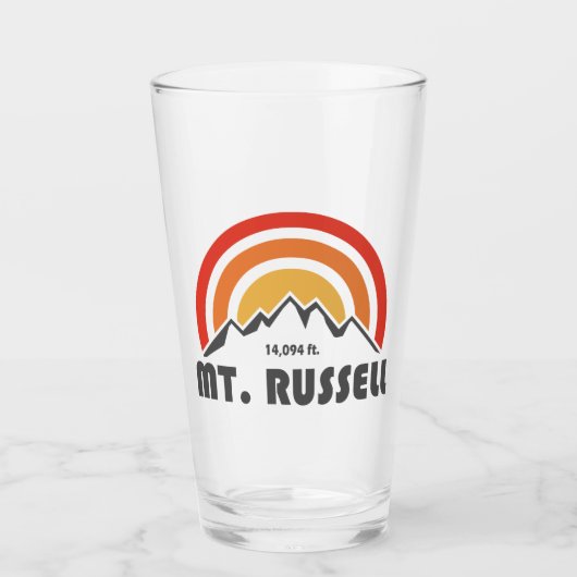 Mount Russell Kalifornien Glas (Vorderseite)