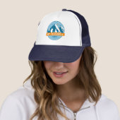 Mount Russell Kalifornien Sterne Mond Truckerkappe (Beispiel)