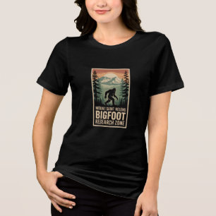 Mount Saint Helens Bigfoot Forschungszone T-Shirt Tri-Blend Shirt
