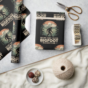 Mount Saint Helens Bigfoot-Forschungszone Wrapping Geschenkpapier
