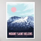 Mount Saint Helens Mountain, Washington Poster (Vorne)