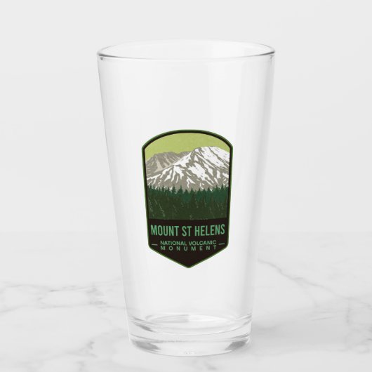 Mount Saint Helens National Volcanic Denkmal Glas (Vorderseite)