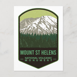 Mount Saint Helens National Volcanic Denkmal Postkarte