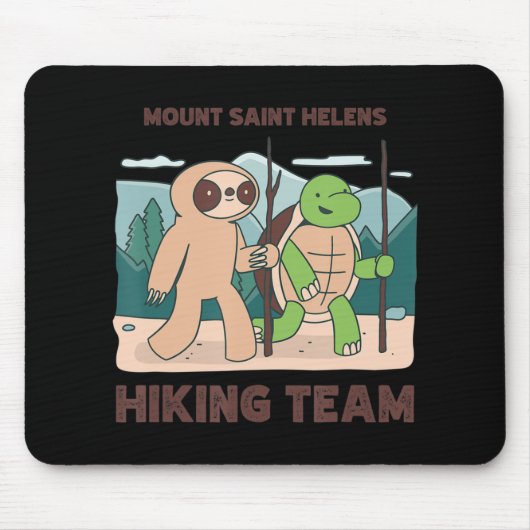 Mount Saint Helens Wanderteam Bergwanderung Expedi Mousepad (Vorne)