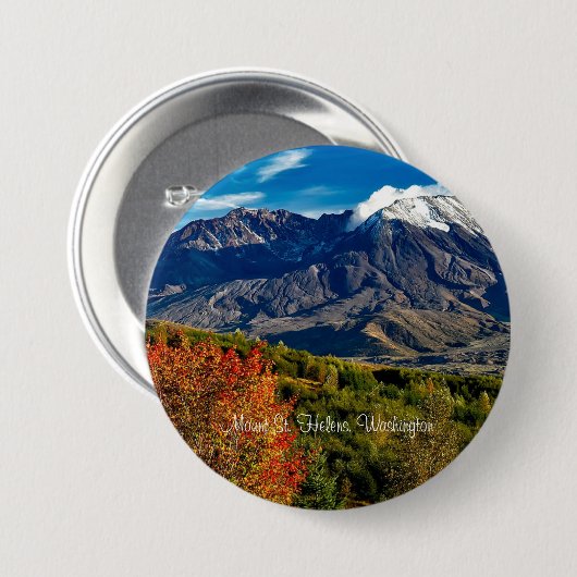 Mount Saint Helens, Washington Button (Vorne & Hinten)