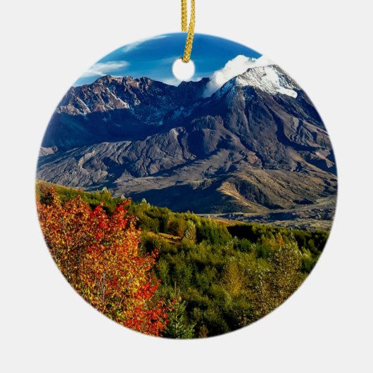 Mount Saint Helens, Washington Keramikornament (Vorne)