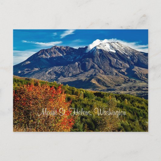 Mount Saint Helens, Washington Postkarte (Vorderseite)