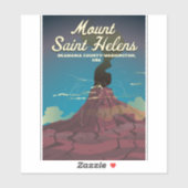 Mount Saint Helens Washington USA Aufkleber (Blatt)