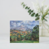 Mount Sainte-Victoire von Paul Cezanne Postcard Postkarte (Stehend Vorderseite)
