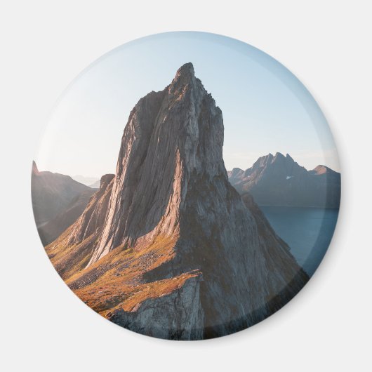 Mount Segla, Senja Norwegen Magnet (Vorne)