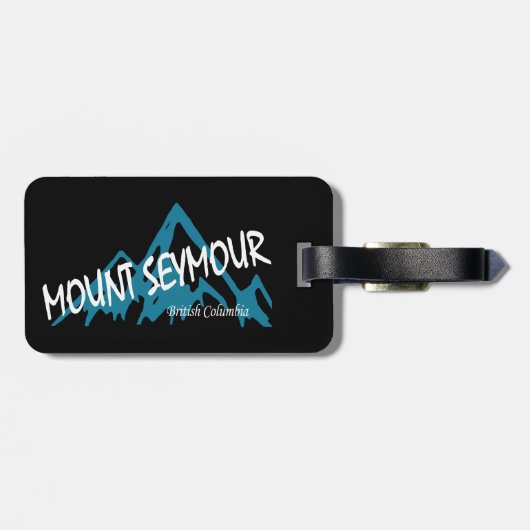 Mount Seymour Mountains Gepäckanhänger (Rückseite horizontal)