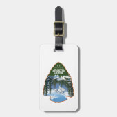 Mount Seymour Provincial Park Arrowhead Gepäckanhänger (Vorderseite vertikal)
