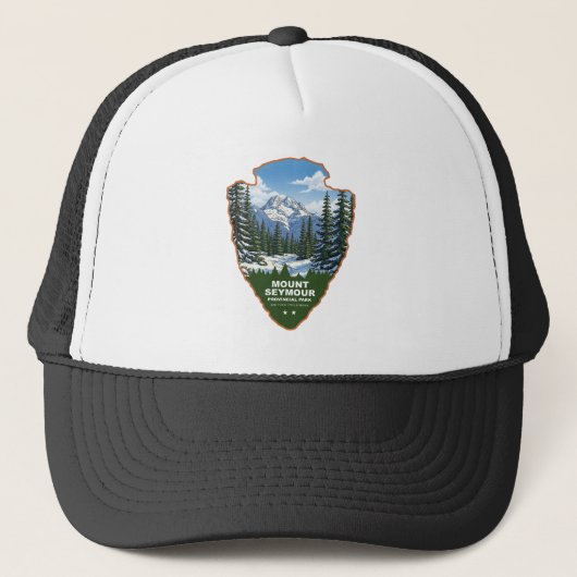 Mount Seymour Provincial Park Arrowhead Truckerkappe (Vorderseite)