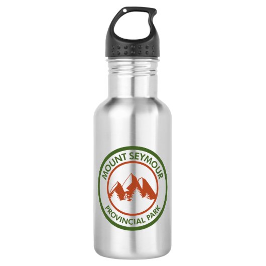 Mount Seymour Provincial Park Edelstahlflasche (Vorderseite)