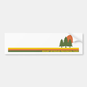 Mount Seymour Provincial Park Kiefern Sonne Autoaufkleber