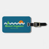 Mount Seymour Provincial Park Retro Gepäckanhänger (Vorderseite horizontal)
