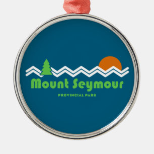 Mount Seymour Provincial Park Retro Ornament Aus Metall