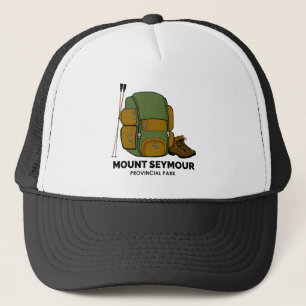 Mount Seymour Provincial Park Rucksacktour Truckerkappe