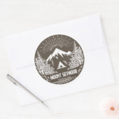 Mount Seymour Provincial Park Runder Aufkleber (Umschlag)