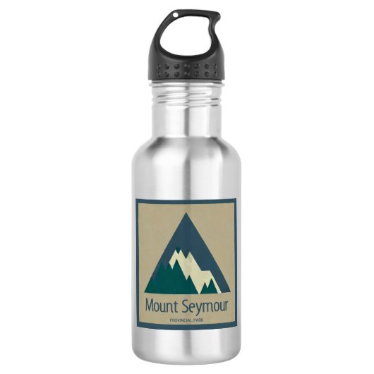 Mount Seymour Provincial Park Rustikal Edelstahlflasche (Vorderseite)