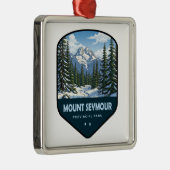Mount Seymour Provincial Park Schild Ornament Aus Metall (Rechts)