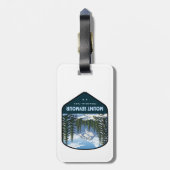 Mount Seymour Provincial Park Shield Gepäckanhänger (Rückseite vertikal)