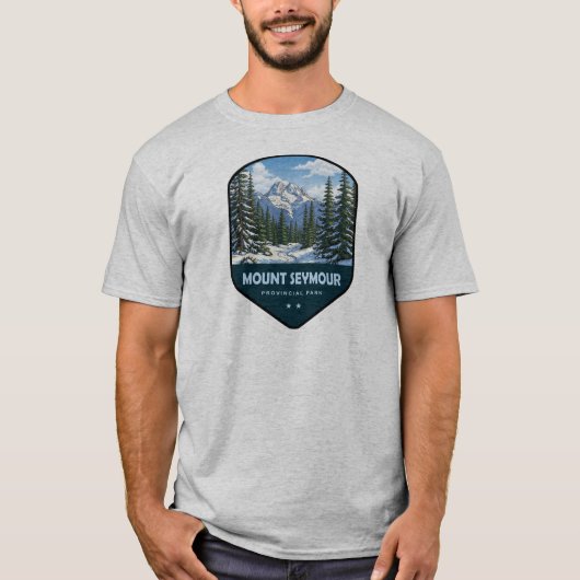 Mount Seymour Provincial Park Shield T-Shirt (Vorderseite)