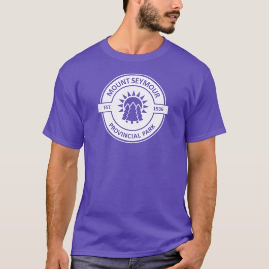 Mount Seymour Provincial Park Sun Trees T-Shirt (Vorderseite)