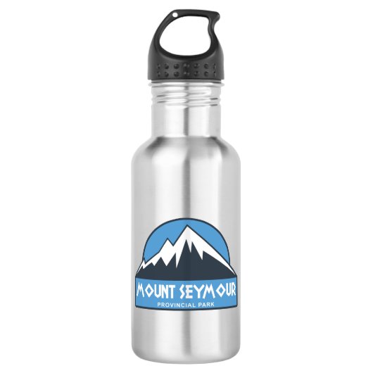 Mount Seymour Provincialpark Edelstahlflasche (Vorderseite)