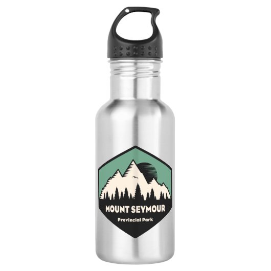 Mount Seymour Provincialpark Edelstahlflasche (Vorderseite)