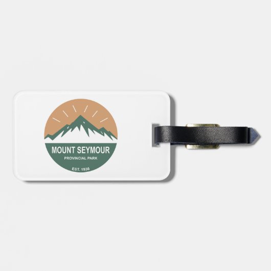 Mount Seymour Provincialpark Gepäckanhänger (Rückseite horizontal)