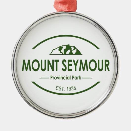 Mount Seymour Provincialpark Ornament Aus Metall (Vorne)