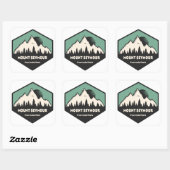 Mount Seymour Provincialpark Quadratischer Aufkleber (Blatt)