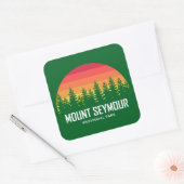 Mount Seymour Provincialpark Quadratischer Aufkleber (Umschlag)