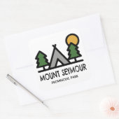 Mount Seymour Provincialpark Quadratischer Aufkleber (Umschlag)