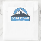 Mount Seymour Provincialpark Rechteckiger Aufkleber (Tasche)