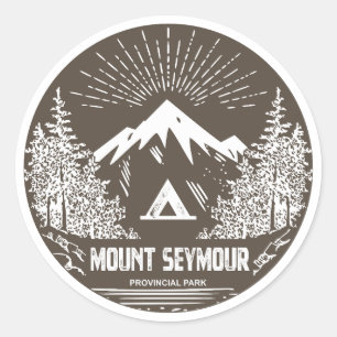 Mount Seymour Provincialpark Runder Aufkleber