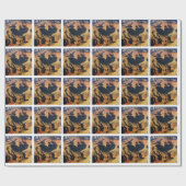 Mount Sharp auf dem Planeten Mars Foto Geschenkpapier (Flach)