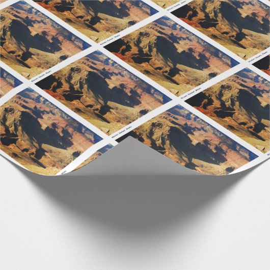 Mount Sharp auf dem Planeten Mars Foto Geschenkpapier (Ecke)