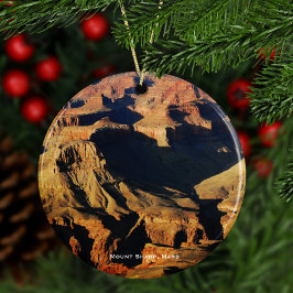Mount Sharp auf Planet Mars Foto Weihnachten Keramik Ornament