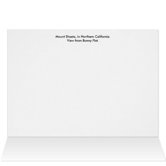 Mount Shasta (Innenansicht Horizontal (Oben))