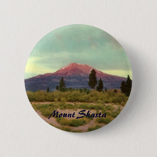 Mount Shasta Button (Vorderseite)