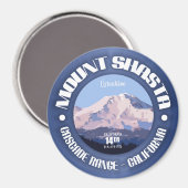 Mount Shasta (C) Magnet (Vorderseite/Rückseite)