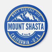 Mount Shasta California U.S.A. Magnet (Vorne)