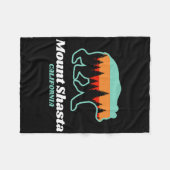 Mount Shasta Fleecedecke (Vorderseite (Horizontal))