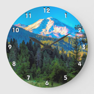 MOUNT SHASTA GROßE WANDUHR