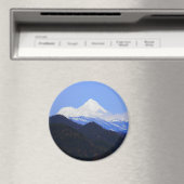 Mount Shasta im Frühling..... Magnet (In Situ (Geschirrspüler))